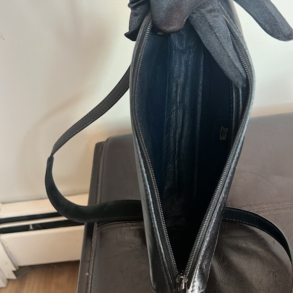 GUCCI black canvas and leather crossbody vintage purse bag - Picture 9 of 17